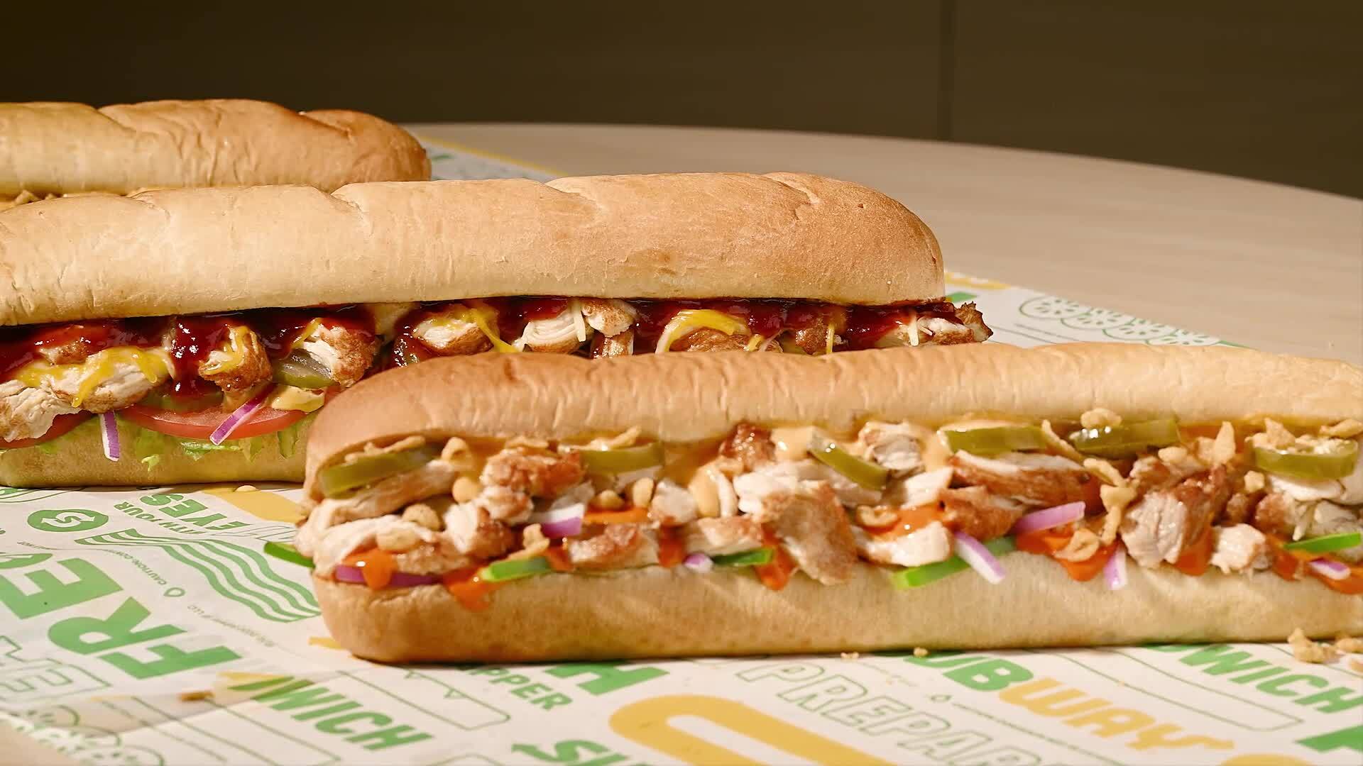 Subway new menu discount