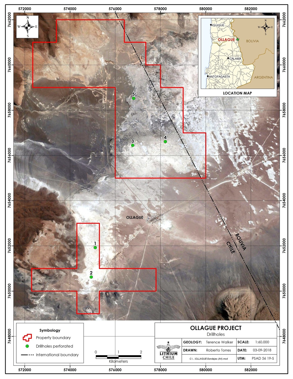Ollague 5th Drilling Location
