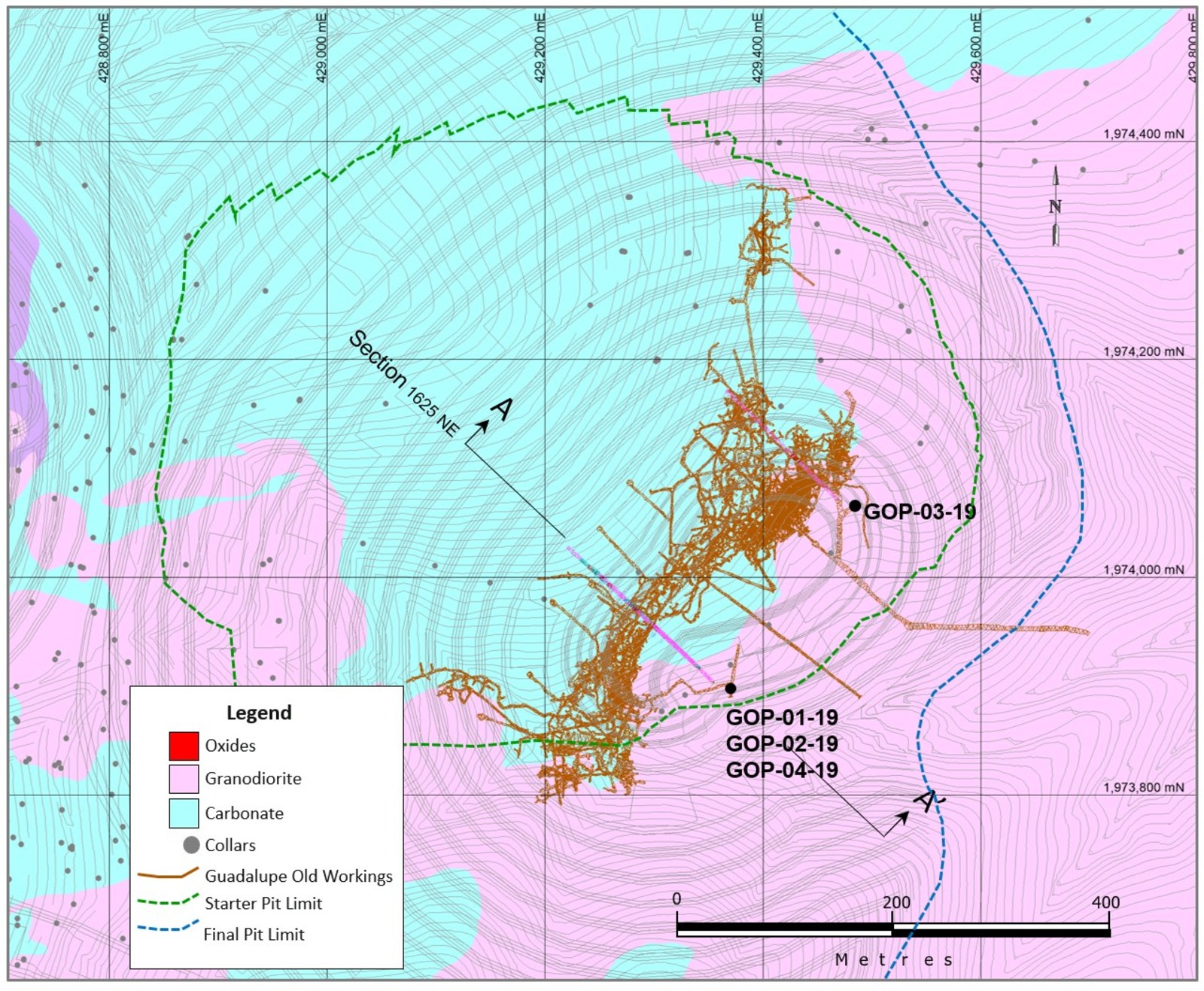 Figure 3: Guadalupe Plan View Map