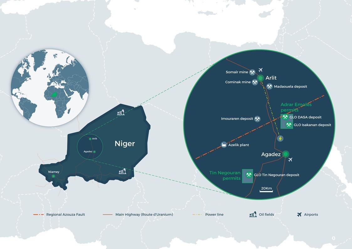 GLO map (CNW Group/Global Atomic Corporation)