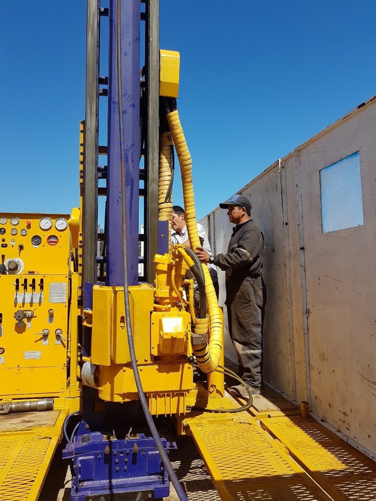 Drilling at Ollague