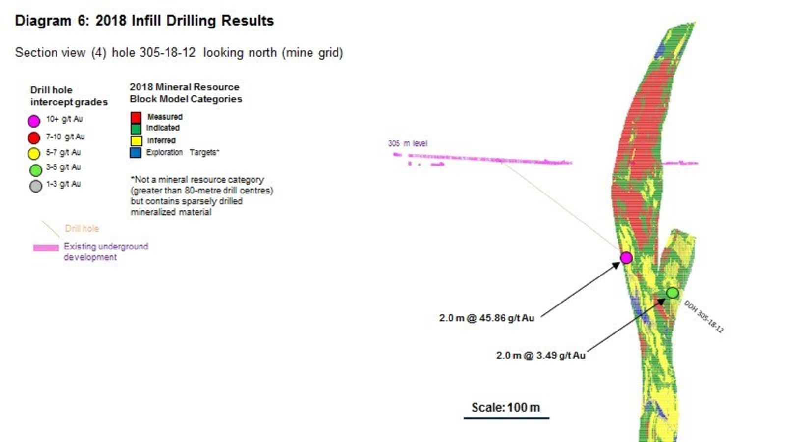 Diagram 6 : 2018 Infill Drilling Results