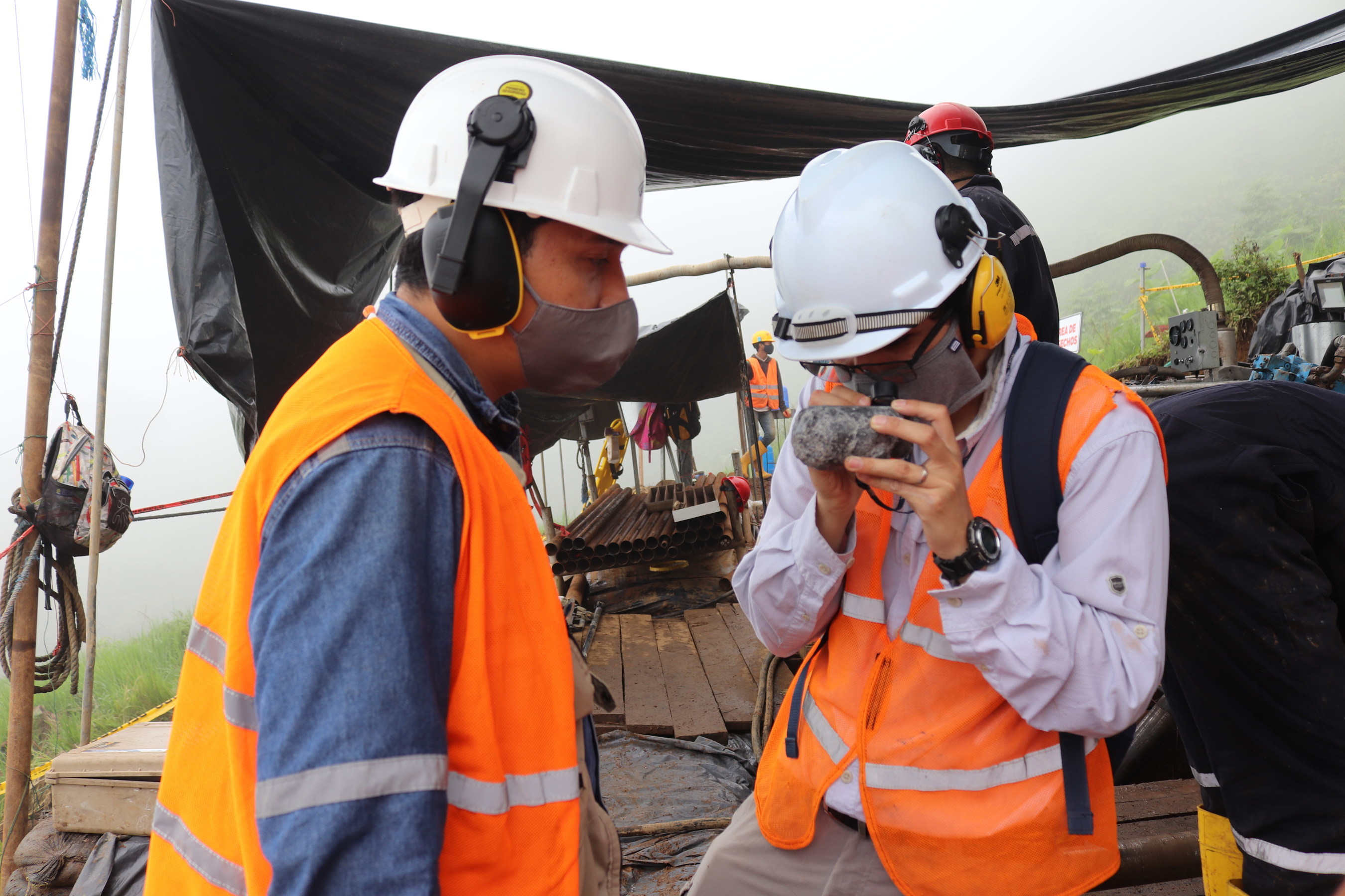 Drilling at El Domo deposit, Curipamba Project - Q4 2020 - Adventus Mining Corporation (CNW Group/Adventus Mining Corporation)