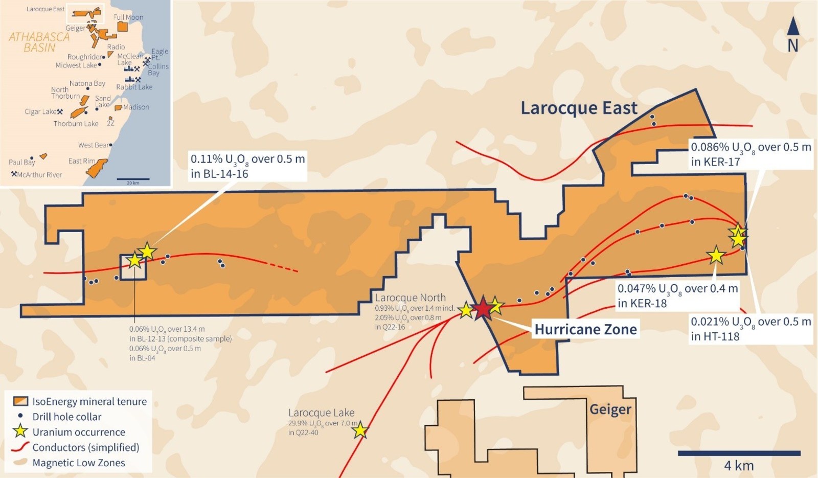 Figure 1 – Larocque East Property Map
