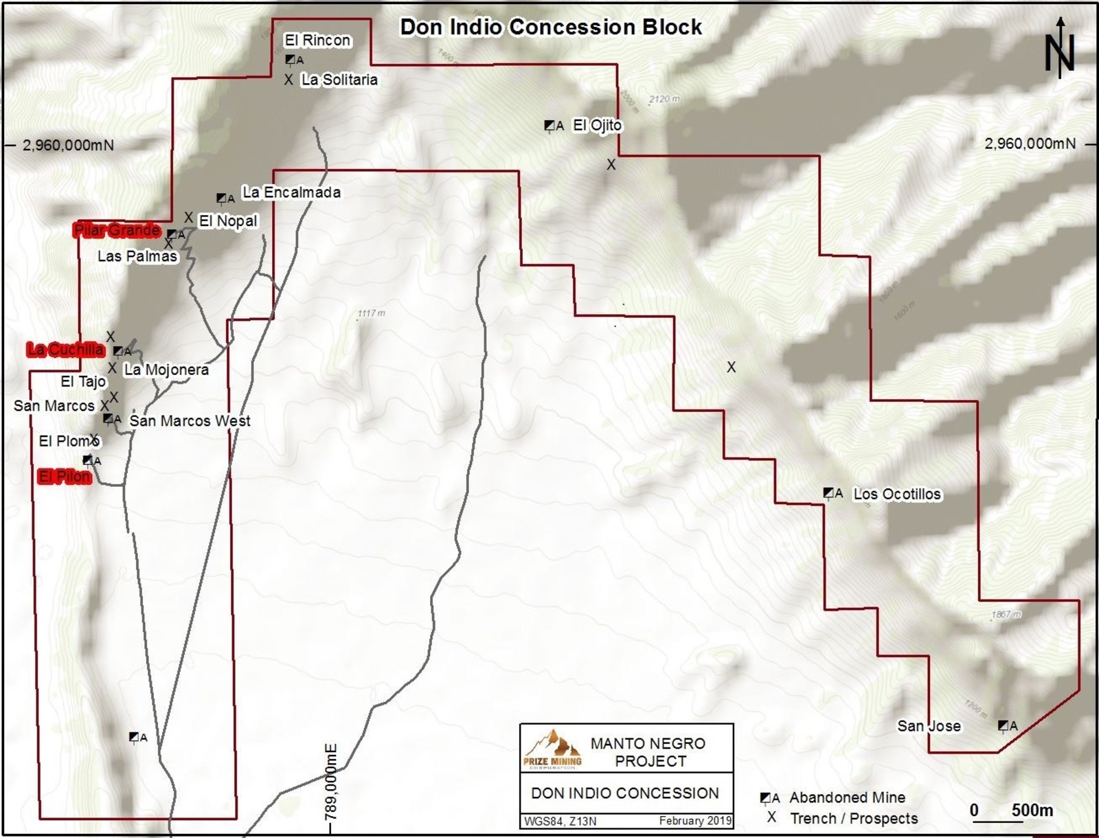 Figure 1 - Don Indio Concession Block