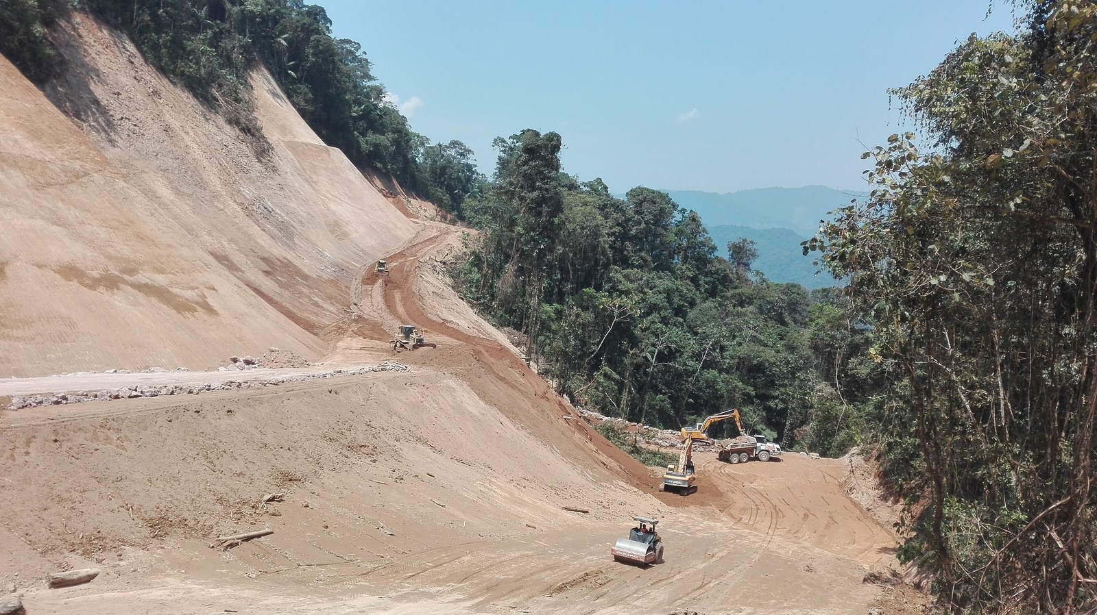 Figure 5. North Access road is expected to be completed by the end of September