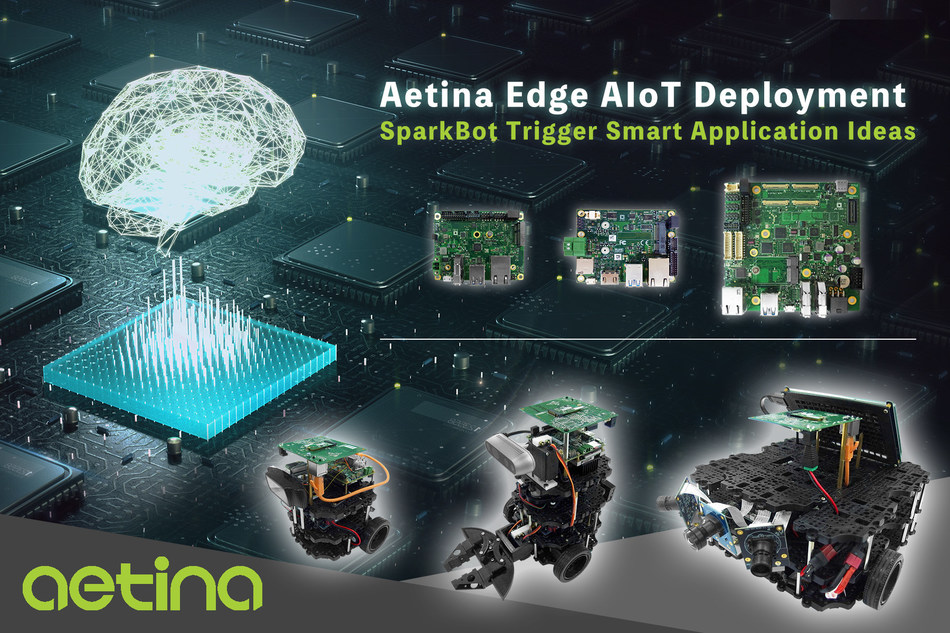 Aetina SparkBot enlightens edge AIoT by offering smart ideas, platform pre-integration, and AI concept distributing to all intelligent developers