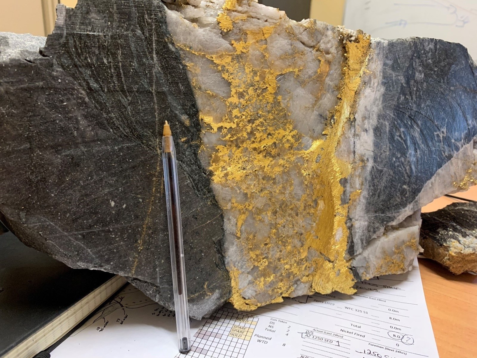 RNC Minerals Announces 90 kg Specimen Gold Slab Recovered from Father's