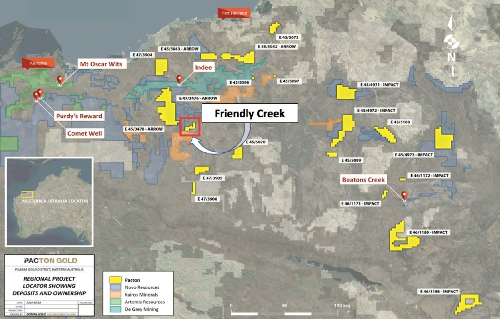 Figure 1: Pacton Regional Project Location Plan