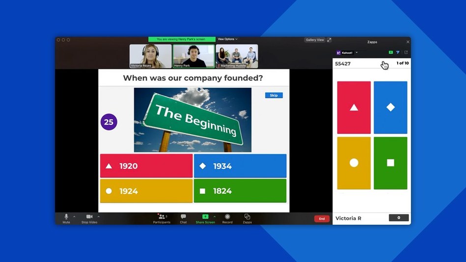 Kahoot Announces Deeper Integration With Zoom