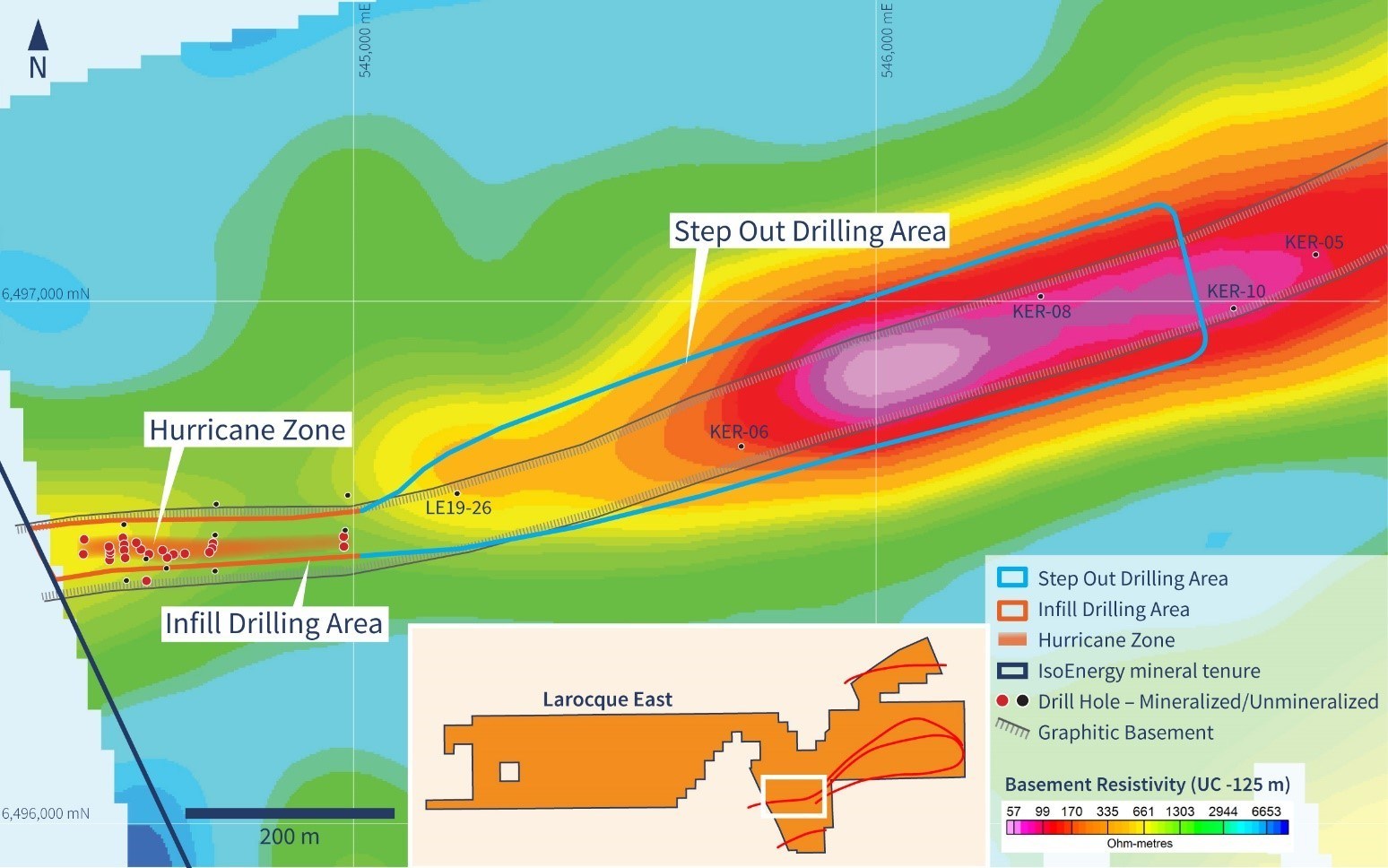 Figure 3 – Winter 2020 Planned Drilling Areas (CNW Group/IsoEnergy Ltd.)
