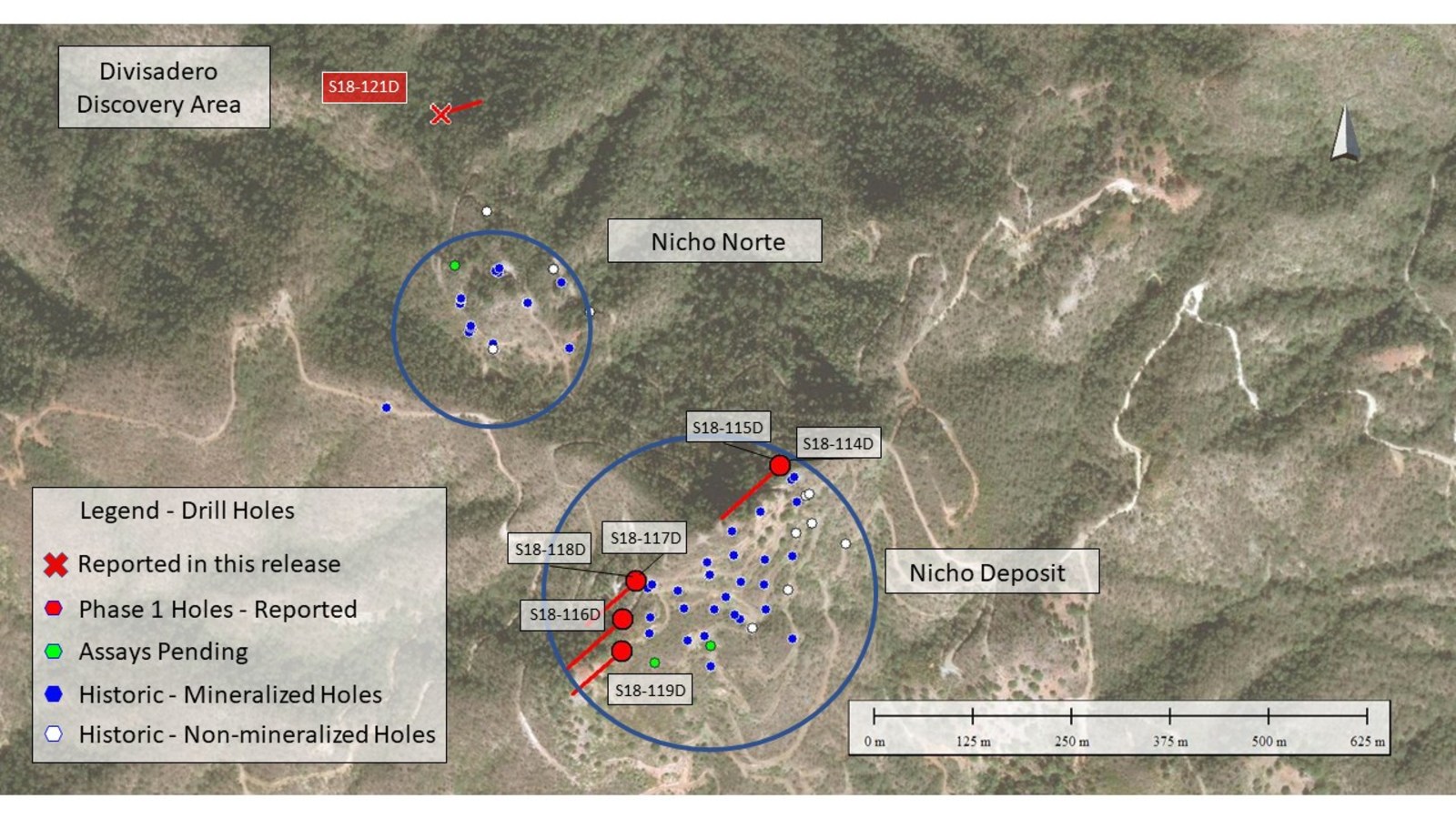 Figure 1 – Drill Hole Location Plan