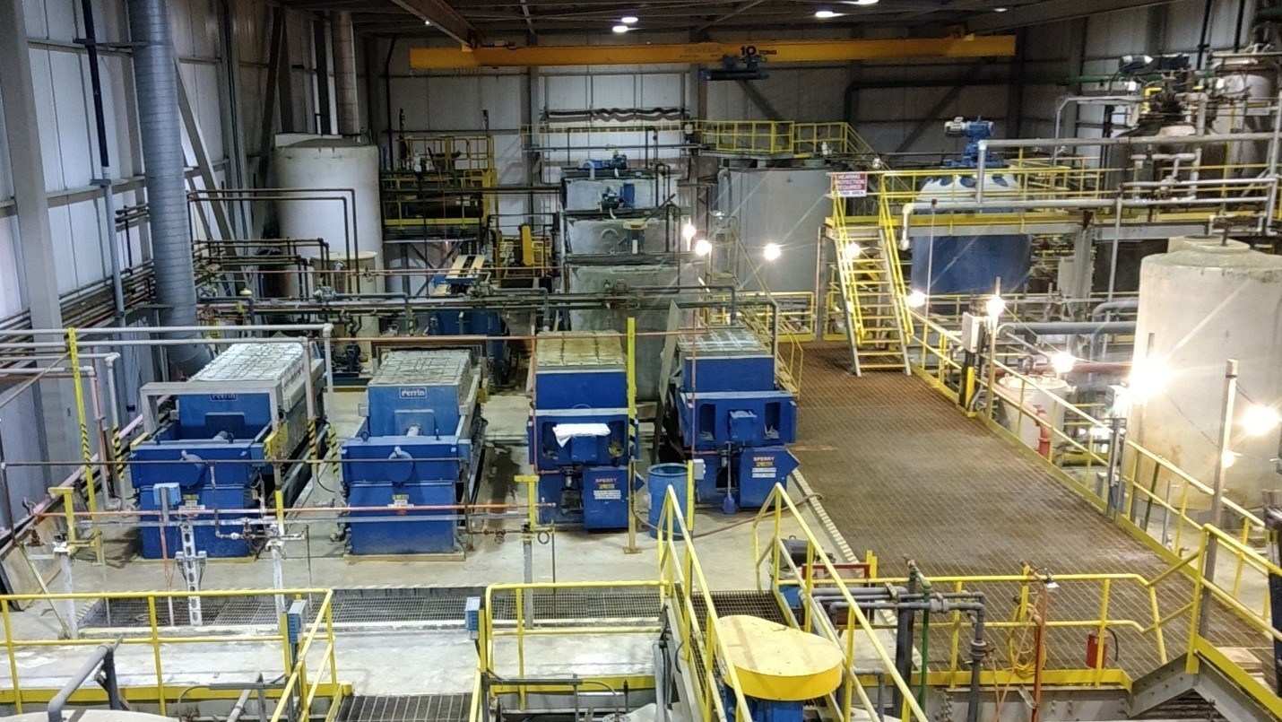 Image 2. Current flow sheet configuration of the First Cobalt Refinery (CNW Group/First Cobalt Corp.)