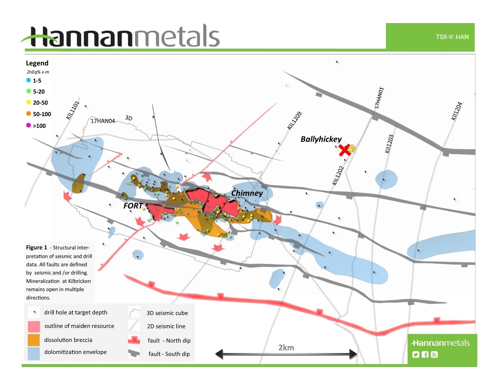 Hannan Seismic Survey Identifies Multiple New Drill Targets in Ireland