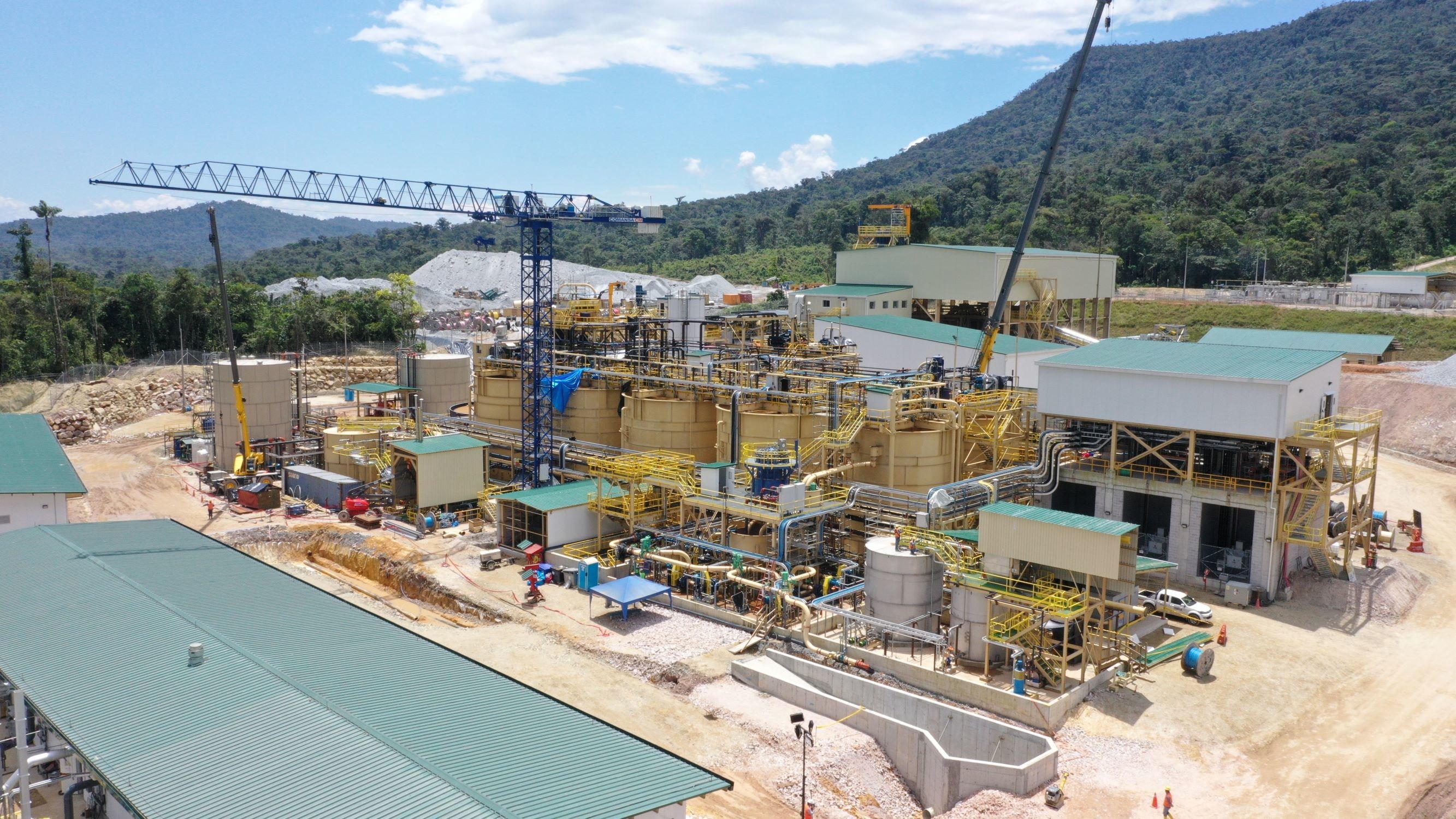 Figure 3. Process plant as at September 2019 (CNW Group/Lundin Gold Inc.)
