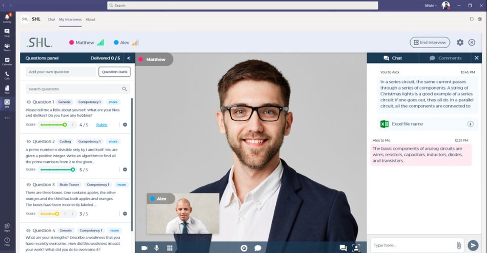 SHL's Smart Interview will soon integrate with Microsoft Teams and Zoom