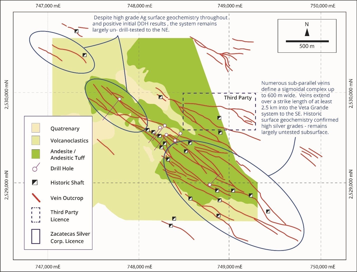 Figure 4 - El Cristo System (CNW Group/Zacatecas Silver Corp.)