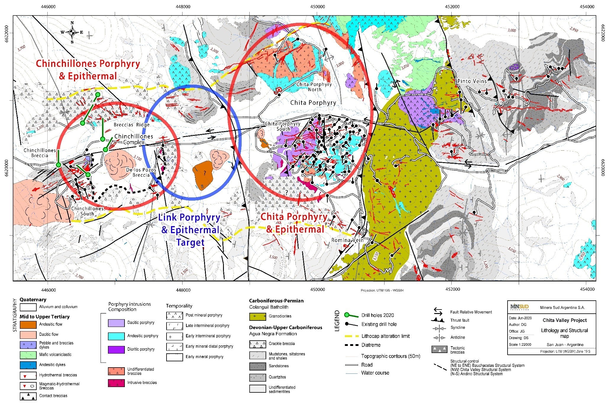 Map 2: Chita Valley Project – Lithology and Structural Map (CNW Group/Minsud Resources Corp.)