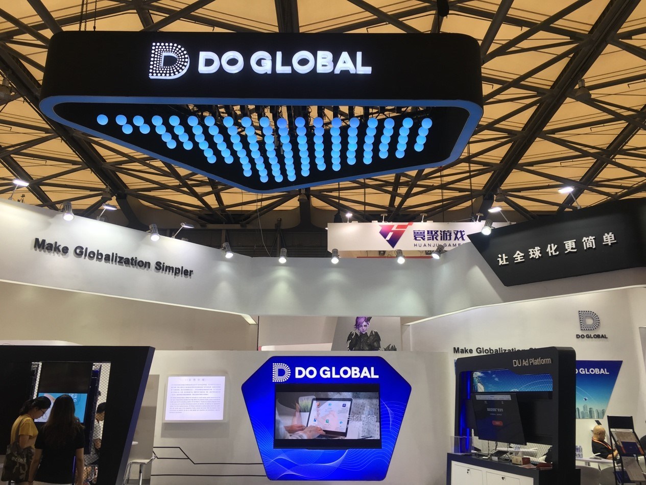DO Global's booth at ChinaJoy conference