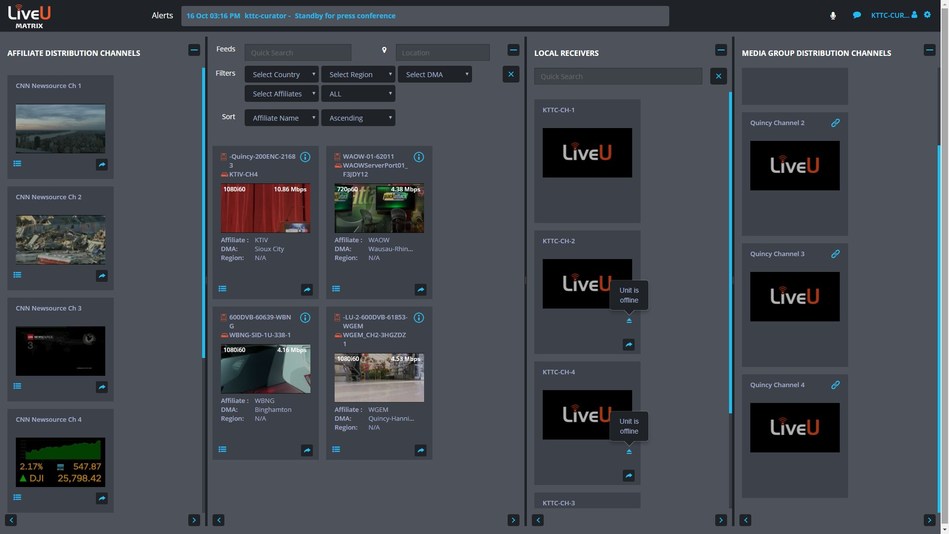 Quincy Media’s 14 News Stations Rely on LiveU Matrix for Real-Time Live Content Sharing over IP