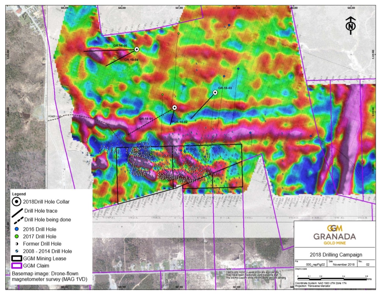 Granada Gold 2018 Drilling Campaign