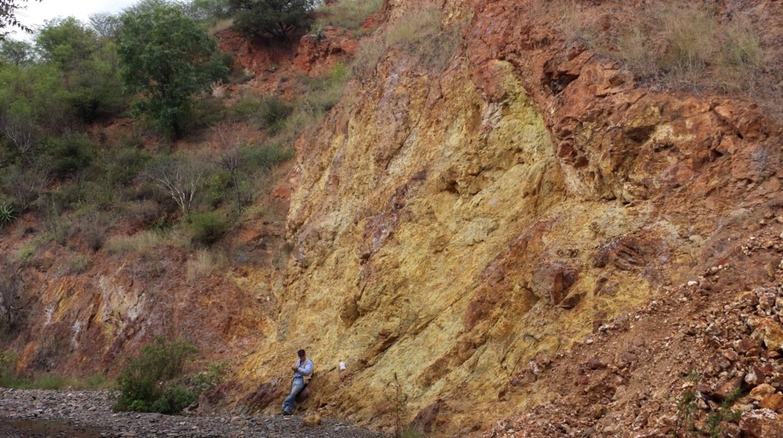 Illustration #2: Dry Riverbed Alteration Zone at Mezquite